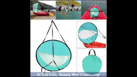 Kayak Boat Wind Sail   This Wind Paddle Board Sail is Intended For The Serious Sea Kayakers!