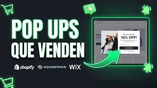 Cómo Crear un POP UP en SHOPIFY, WIX y SQUARESPACE Paso a Paso 2026 🚀 (Aumenta tus Ventas y Leads)