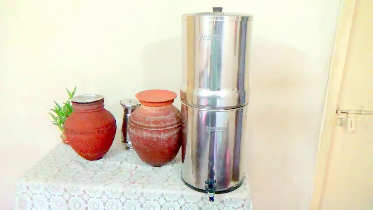 Get Pure DRINKING WATER without Fluoride impurities from filter & Clay