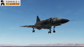 The DCS AJS 37 Viggen Landing 4K - Combat Flight Simulation
