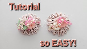Mini Fancy Fold Rosettes | Tutorial |April 2025