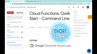 Cloud Run Functions: Qwik Start - Command Line || #qwiklabs || #GSP080 ||  [With Explanation🗣️]