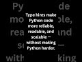 Why Python Type Hints Matter  One Example+Theory That Explains Everything#python #codingtips#coding