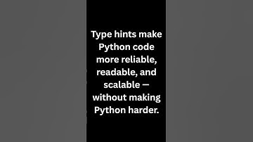 Why Python Type Hints Matter  One Example+Theory That Explains Everything#python #codingtips#coding