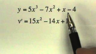 Example 2 Power Rule for Derivatives