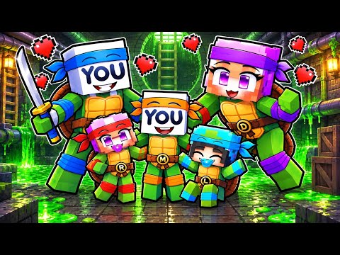 You Have a Ninja Turtle Family in Minecraft!