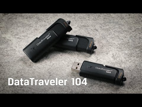 滑蓋式 USB隨身碟 – Data Traveler DT104 – Kingston Technology