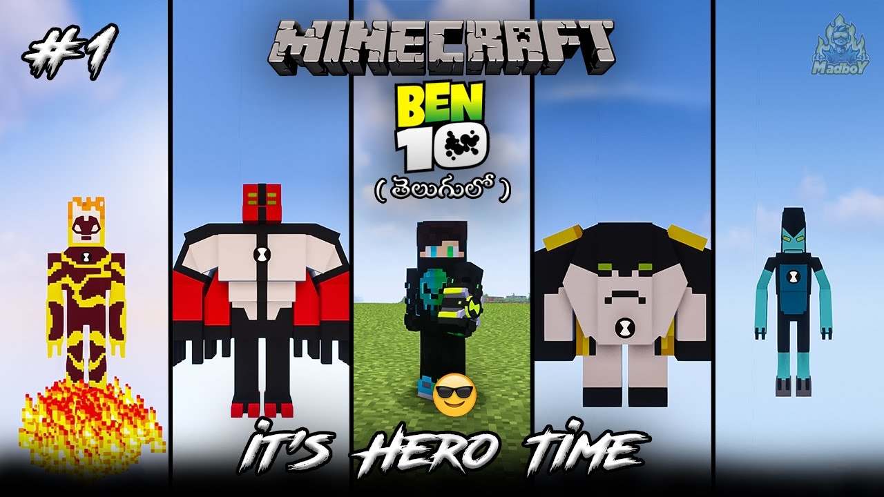 I Found BEN 10 OMNITRIX IN MINECRAFT  😎 | Minecraft Mods | Minecraft in Telugu | Maddy Telugu Gamer