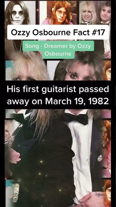 did ozzy passed away