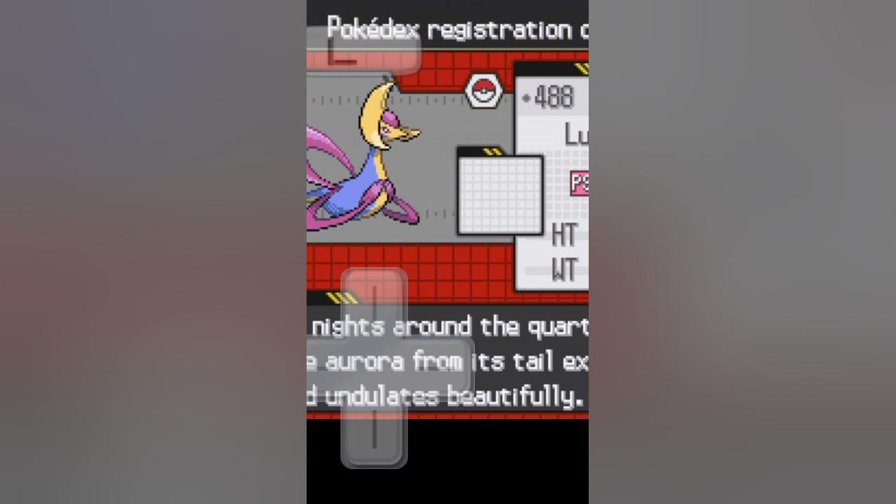 POKEMON BLACK 2 LEGENDARY CRESSELIA YouTube