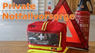 Notfallausstattung im PKW | Erste Hilfe