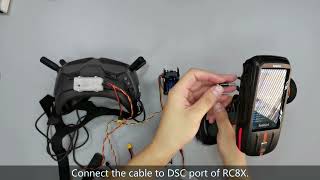 Head Track Setup on Radiolink RC8X Transmitter & DJI FPV Goggles