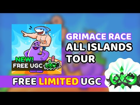 Roblox Grimace Race 🌎 ALL ISLANDS 🌎 World Tour [FREE LIMITED UGC