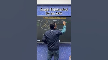 angle subtended by an arc at centre is =double angle by remaining part of the circle.