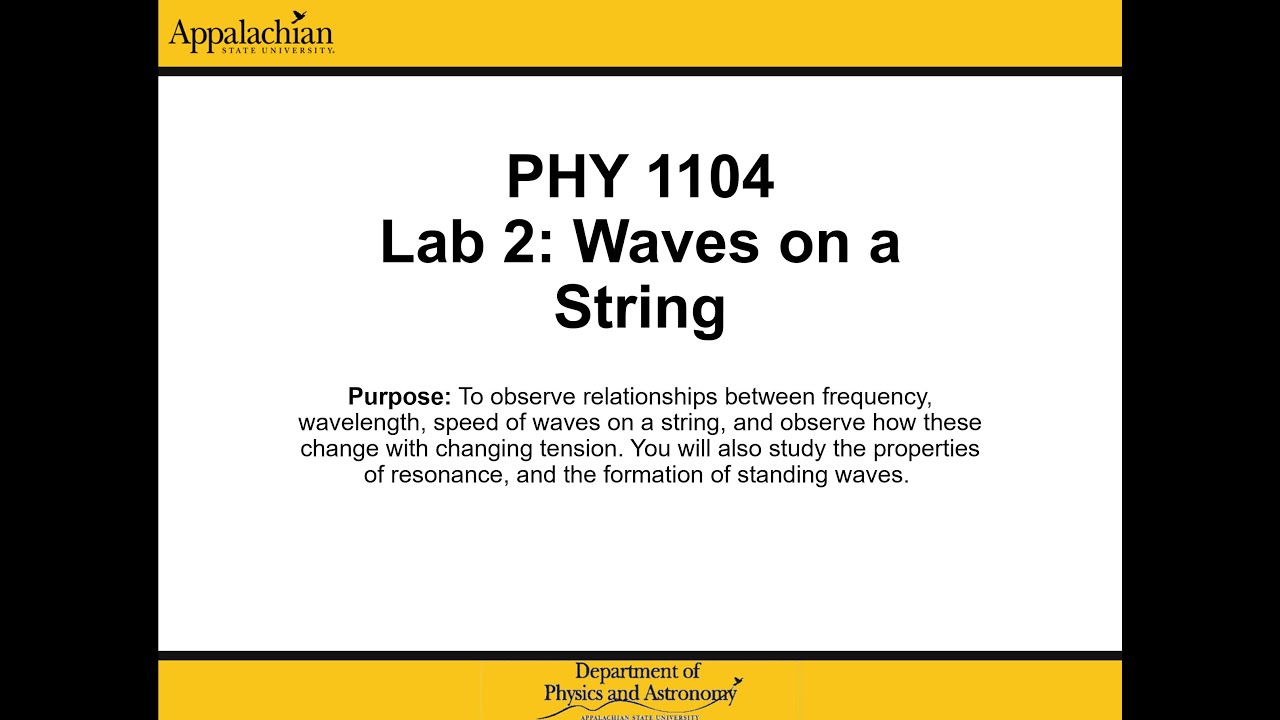 Video Intro: Waves on a string - YouTube