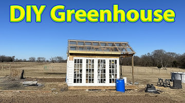 DIY Greenhouse Used Windows and Doors - Part 2