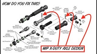 How do you fix MIP X-DUTY CVD Axles 