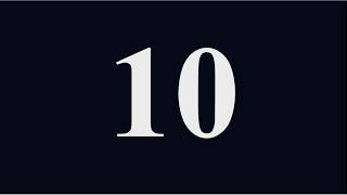 10 Second Countdown Timer | 10 to 0 Reverse Animation #Shorts