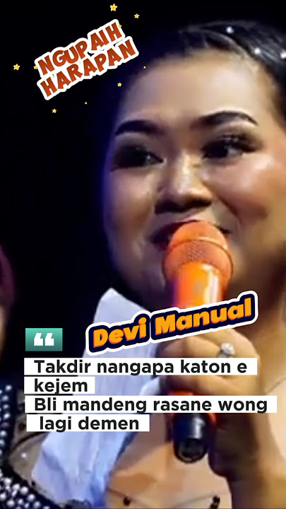 Takdir nangapa katone Kejem @devimanualofficial #dangdut #tarlingpantura #nadapantura