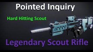 Destiny 2- Pointed Inquiry- Throne World Scout Rifle! Unlocks at Rank 9