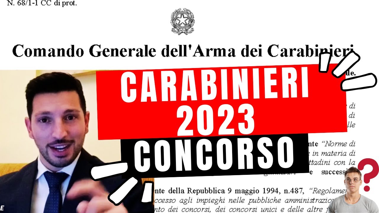 Concorso carabinieri 2023