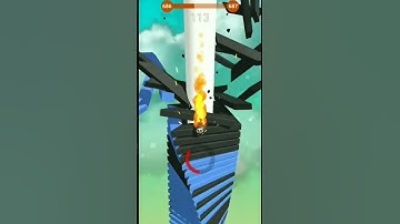 stack ball 3D 💣 Highest level -685😱#staackball#stackballgame #stackball3d#stakbounce#ballgame