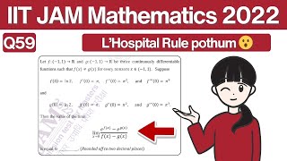 IIT JAM Mathematics 2022 Question 59 | Limits Using Taylor Expansion