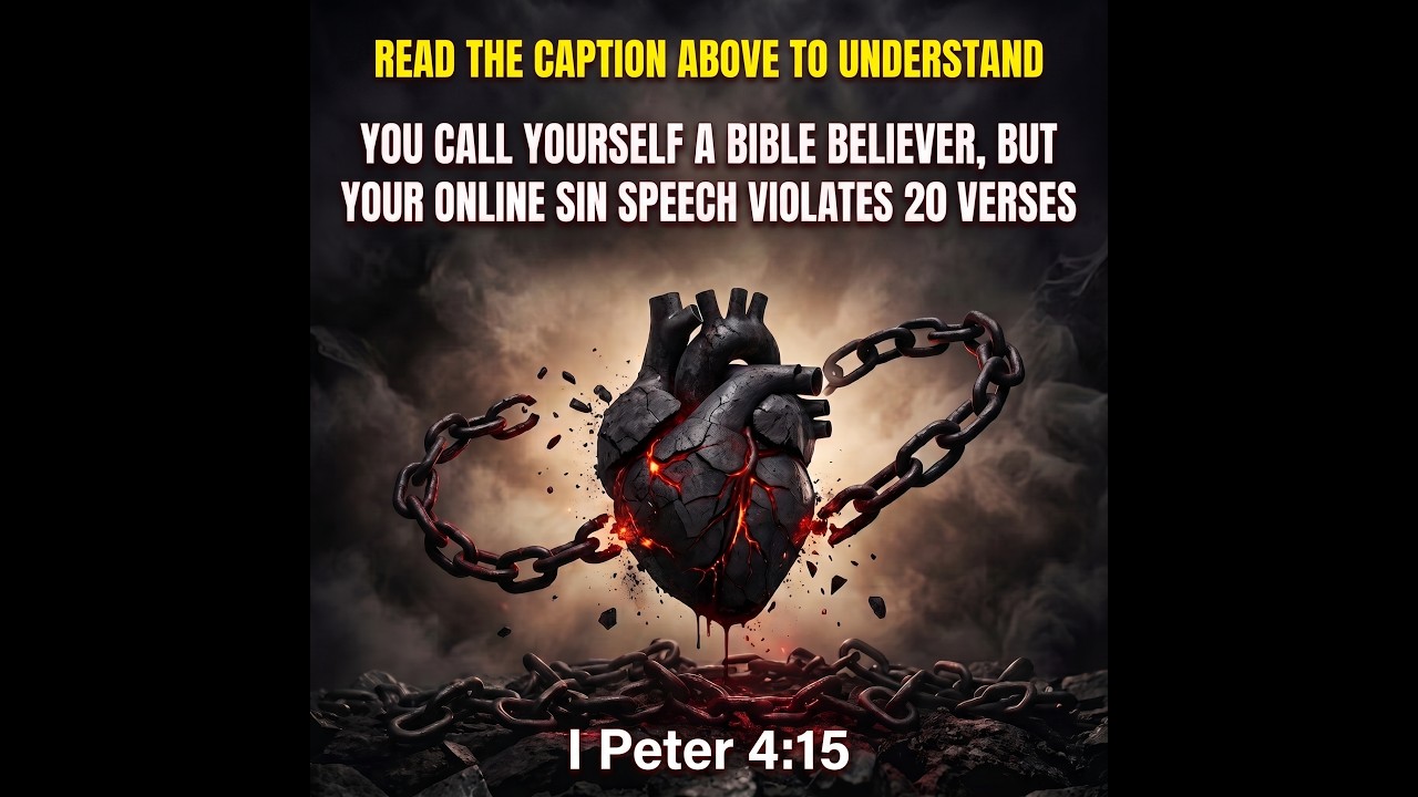 You Call Yourself a Bible Believer, But Your Online Speech Violates Scripture #bibletruth #bible