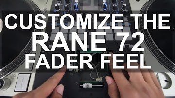 Serato DJ - How To Customize The Feel Of The Rane 72 Faders