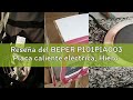 Reseña del BEPER P101PIA003 Placa caliente eléctrica, Hiero Fundido 500W, 5 Niveles de cocción, Prot