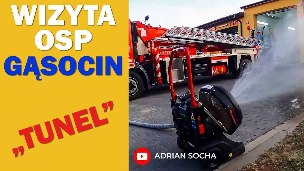 OSP GĄSOCIN - ZALANY TUNEL