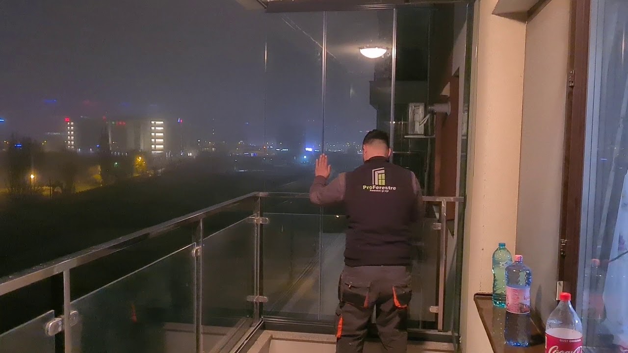 Balcon din sticlă...exclusivist!