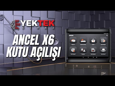 Ancel X6 Türkçe Oto Arıza Tespit Cihazı Universal - www.yektek.com