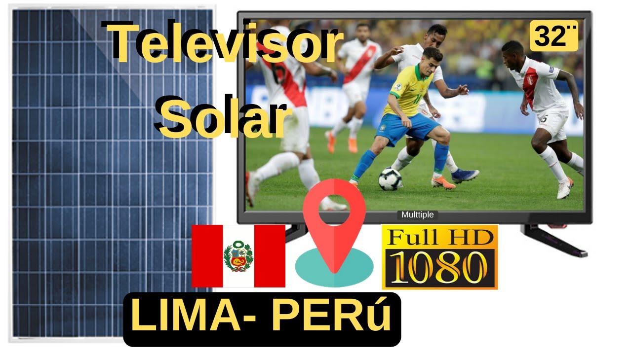 Televisor Solar 12 voltios FullHD 32 pulgadas