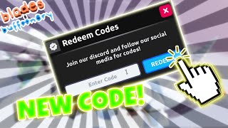NEW CODE IN ROBLOX BLADES AND BUFFOONERY