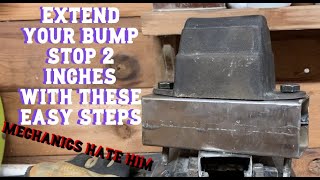 DIY bump stop extensions on a Jeep or any leaf springs (XJ, CJ, YJ) DIY bump stop extensions on a Jeep or any leaf springs (XJ, CJ, YJ)