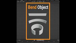 How to Bend Any Object in Blender | Simple Deform Modifier Tutorial #shorts #youtubeshorts #blender