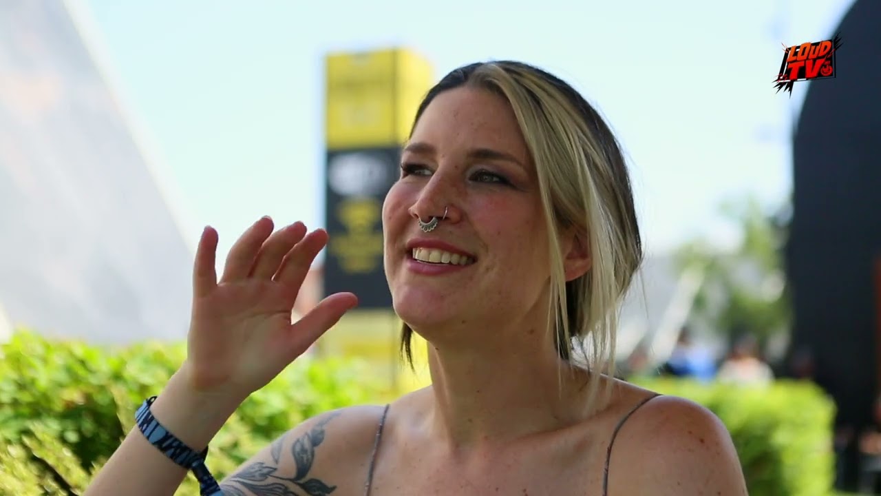 Charlotte Wessels interview at hellfest 25