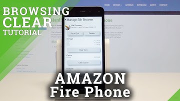 How to Delete Browser Data in AMAZON Fire Phone - Clear History & Cookies