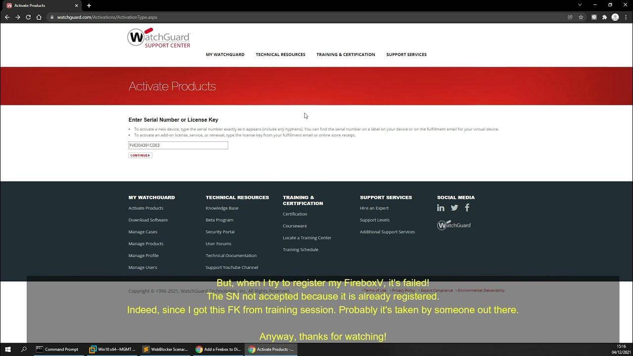 Configure Watchguard Dimension (There was an attempt) - YouTube