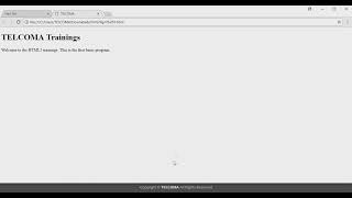 2 Basic HTML5 Program Structure