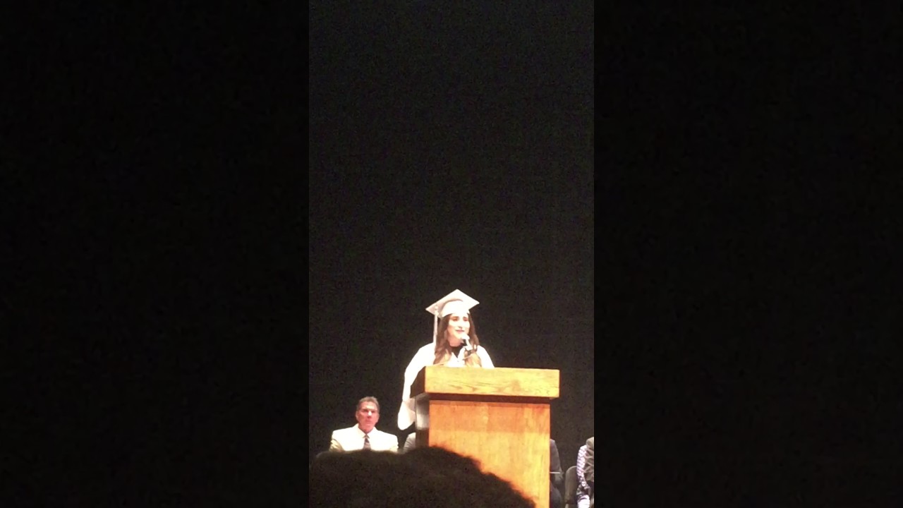 Commencement speech picture