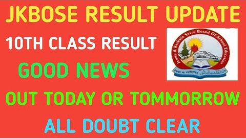 Jkbose class 10th result Update || Jkbose class 10th result put on Monday || Jkbose Update today