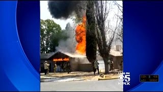 Woman Arrested For Starting Blaze That Burned Fresno Fire Captain