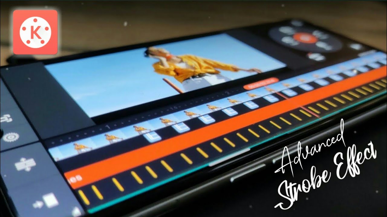 Advanced cinematic strobe effect in kinemaster🔥