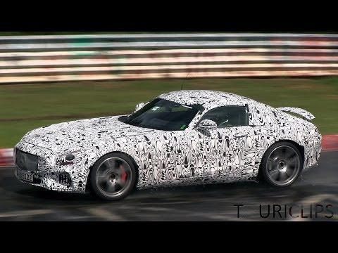 2015 Mercedes-AMG GT spied testing on the Nürburgring!
