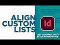 Align Text Only Custom Lists & Menus in InDesign [RESTAURANT MENUS & PRICE LISTS]