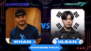 Khan vs Ulsan - Winners Final  | Gamers8  TEKKEN 7 Nations Cup 2023 #gamers8 #tekken7 #nationscup