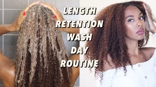 NEW WASH DAY length Retention Regimen/ Routine using CELL THERAPY!