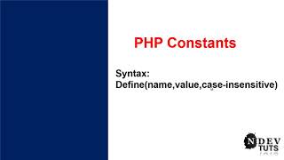 PHP Constants